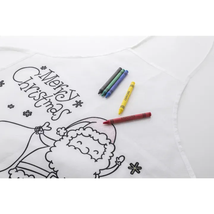 Colouring Christmas apron for kids - AP800040 (ANDA#01)